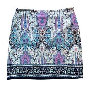 Talbots | Talbots Petites Women's paisley pencil skirt